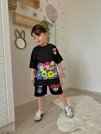 Cg Kids Karakter Baskılı Erkek Çocuk Alt Üst Takım