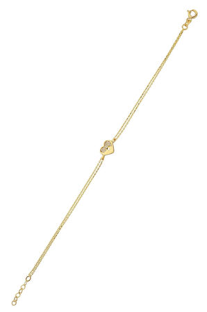 Kalbimin Anahtarı Altın Bileklik