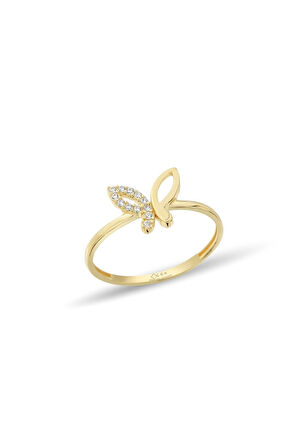 Kelebek Çıtır Altın Yüzük