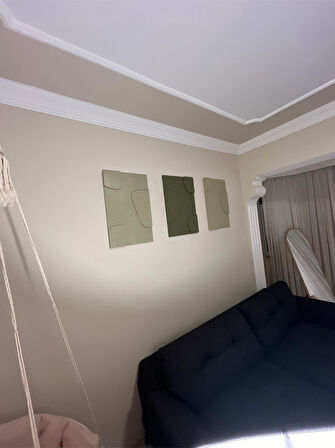 Cıgılwood Taşlar Ahşap Bohem Tablo 3 Set 60 x 40