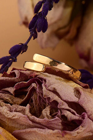 Aynalı İnce Altın Yüzük