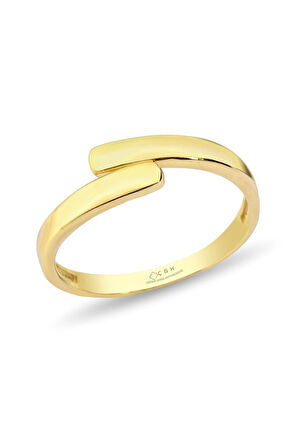 Aynalı İnce Altın Yüzük