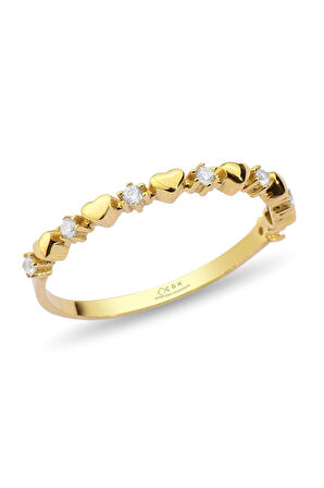 Kalpli Minimal Altın Yüzük