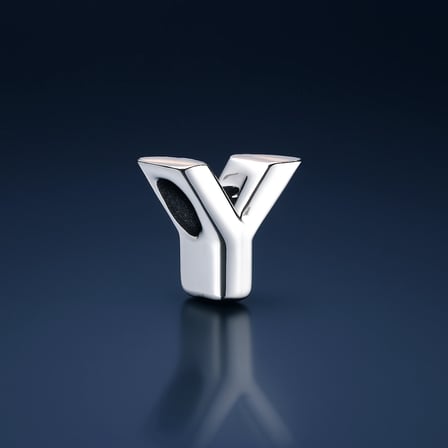 Y harf charm 925 ayar gümüş