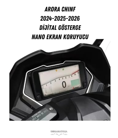 Arora Chinf 2024-2025-2026 Dijital Gösterge Uyumlu Nano Ekran Koruyucu