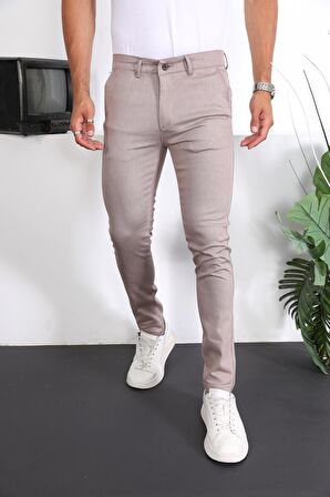 Slim Fit Chino Keten Pantolon