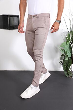 Slim Fit Chino Keten Pantolon