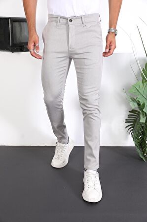 Slim Fit Chino Keten Pantolon