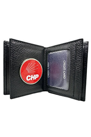 CHP CÜZDAN HAKİKİ DERİ