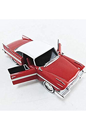 Greenlight Hollywood – 1:24 1958 Plymouth Fury “Christine” (Evil Version) –Diecast Model Araba