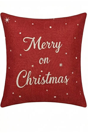 2026 Yeni yılbaşı Temalı 3'lü Keten Kırlent Seti ve El Yapımı 2'li Supla - Yılbaşı Konsepti