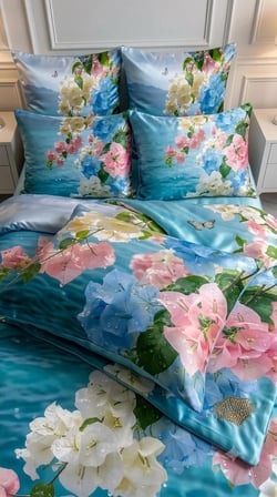 Özel Tasarım Marka 240*260 Cm Çift Kişilik Nevresim Takımı Organik Saten & Pamuk Luxury Ranforce Premium Kumaş Dokuma Çiçekli deluxe zambak sümbül orkide lotus lale papatya yonca siyah kırmızı beyaz