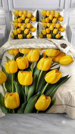 Özel Tasarım Marka 240*260 Cm Çift Kişilik Nevresim Takımı Organik Saten & Pamuk Luxury Ranforce Premium Kumaş Dokuma Çiçekli deluxe zambak sümbül orkide lotus lale papatya yonca siyah kırmızı beyaz