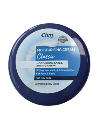 Cien Classic El &Yüz Nemlendirici Krem – 250 ml 24h 