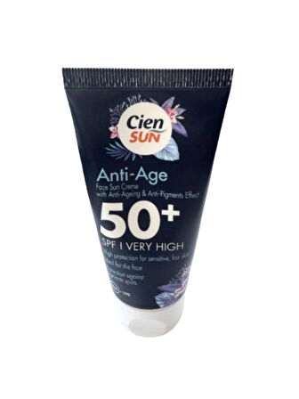 Cien Sun SPF 50+ Anti-Age Güneş Kremi - Yüz için 50 ml