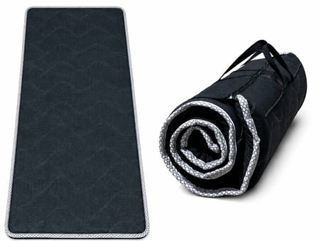Zish Home FLEXI 5 cm Mavi Katlanır Kamp Yatağı | 24 DNS Orta Sert Sünger | Karavan ve Çadır İçin Taşınabilir Yatak | Yer Yatağı, Misafir Yatağı ve Anne Yanı