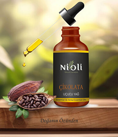 Nioli Çikolata Esansiyel Uçucu Yağ Buhurdanlık Yağı Aromaterapi Yağı 30 ML