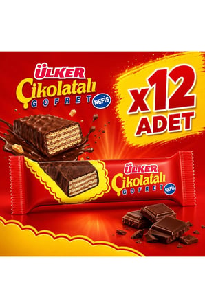 Ülker Çikolatalı Gofret (36 g) x12 adet