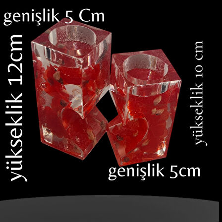 dekoratif  vazo mumluk