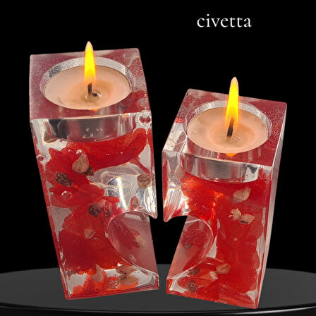 dekoratif  vazo mumluk