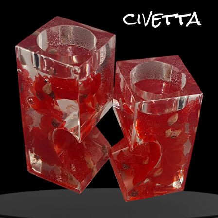 dekoratif  vazo mumluk