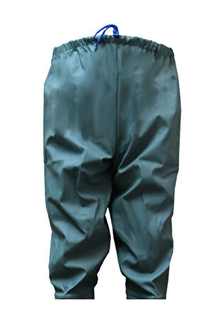 Su Geçirmez Çizmeli PVC  Pantolon, Avcı Balıkçı, Çiftçi, Bahçe Tarla Sulama %100Su Geçirmez Dikişsiz