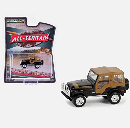 Greenlight Collectibles 1976 Jeep CJ-5 Renegade 1:64 Model Araba