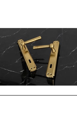 Osmanlı Handles Mat Skoç Titanyum Lüx Aynalı Oda Kapı Kolu 1 Takım