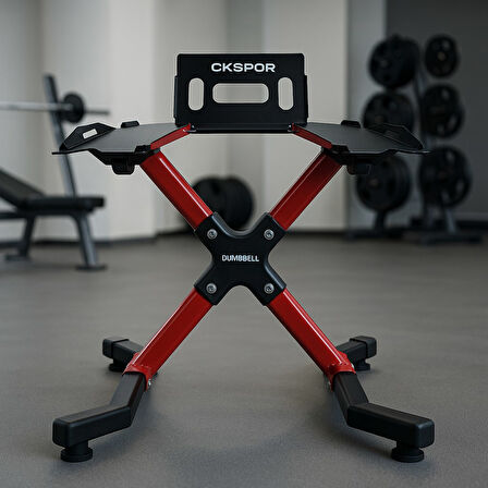 Ayarlanabilir Dambıl Standı Dayanıklı ve Ergonomik Tasarım Ev & Spor Salonu KullanımıTablet Standlı