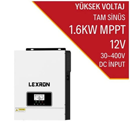 LEXRON 1.6kW HV MPPT 12V Akıllı İnverter