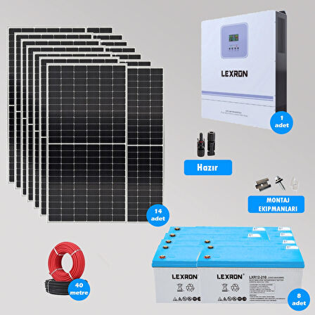 CKS ENERJI  11 kW Hazır Solar Paket Kolay Kurulum