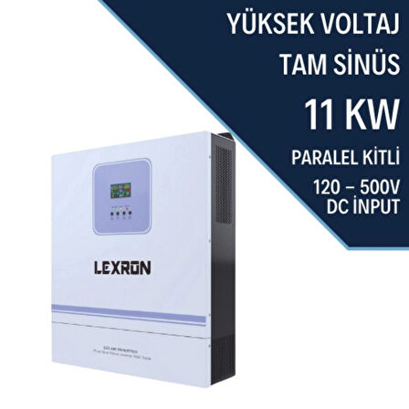 LEXRON 11kW 90-500V HV 2X80A MPPT Akıllı İnverter