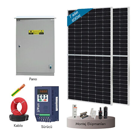 3Hp - 2,25 kW Trifaze Pompa Hazır Sulama Paketi