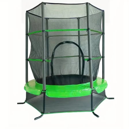 CKSpor 140 cm (55 inç) Tam Boy Koruma Fileli Çocuk Trambolini Güvenlik Fileli Trambolin  