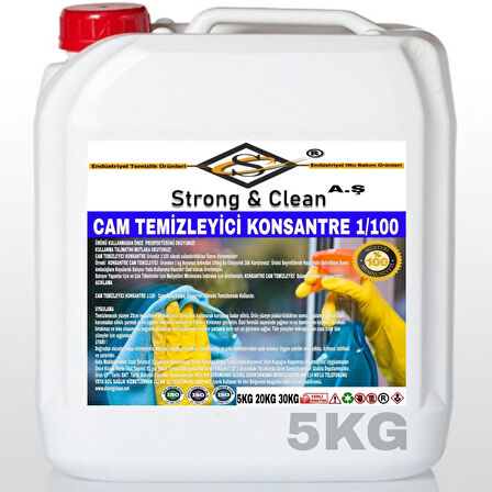 Cam Temizleyici Extra Konsantre 1/100 5 Kg