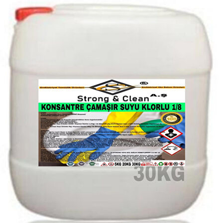 Çamaşır Suyu Extra Konsantre 1/8 30 Kg