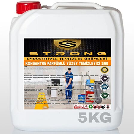 Strong Yüzey Temizleyici Parfümlü 1/60 Konsantre 5 Kg