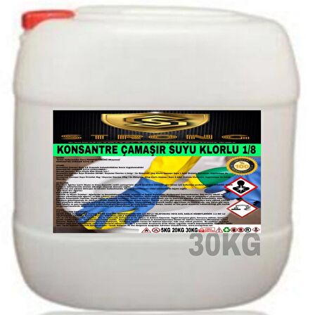 Strong Çamaşır Suyu 1/8 Konsantre 30 Kg