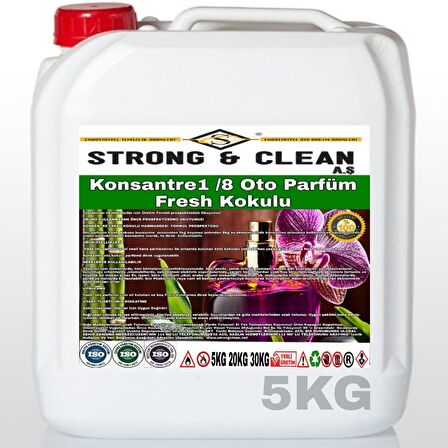 Oto Parfüm Konsantre 1/8 Fresh Kokulu 5 Kg