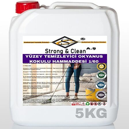 Yüzey Temizleyici Konsantre 1/60 Okyanus Kokusu 5 Kg