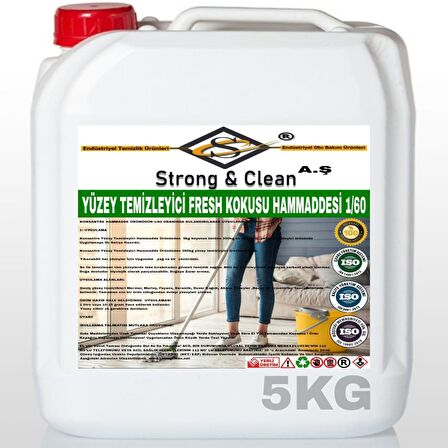 Yüzey Temizleyici Konsantre 1/60 Fresh Kokusu 5 Kg