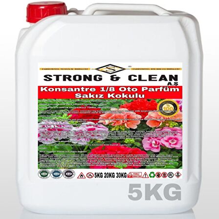 Oto Parfüm Konsantre 1/8 Sakız Kokulu 5 Kg