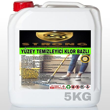 Strong Yüzey Temizleyici Klor Bazlı 5 Kg