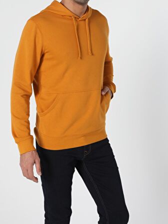 Regular Fit Safran Erkek Sweatshirt