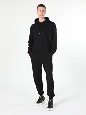 Siyah Erkek Sweatshirt