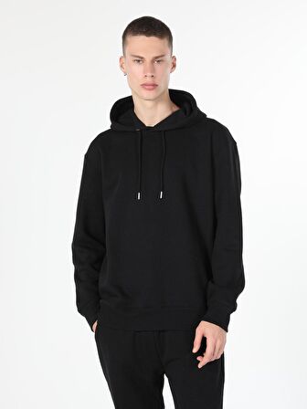 Siyah Erkek Sweatshirt