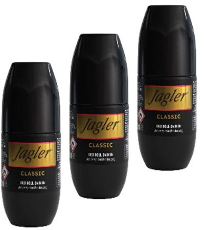Jagler Classic Roll-On Deodorant 50 ml – Gün Boyu Ferahlık ve Koruma 3 ADET