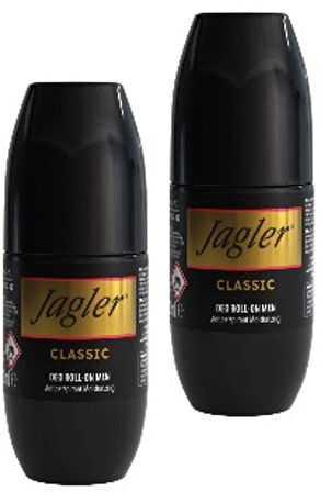 Jagler Classic Roll-On Deodorant 50 ml – Gün Boyu Ferahlık ve Koruma 2 ADET