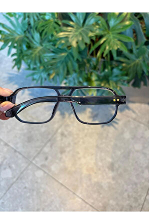 Clever Füme Çift Köprülü MAvi ışık korumalı Ekran Gözlüğü 55 Ekartman Camı Değişir