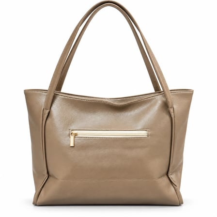 Kadın Fularlı Fermuarlı Kapamalı Shopper El Ve Omuz Çantası